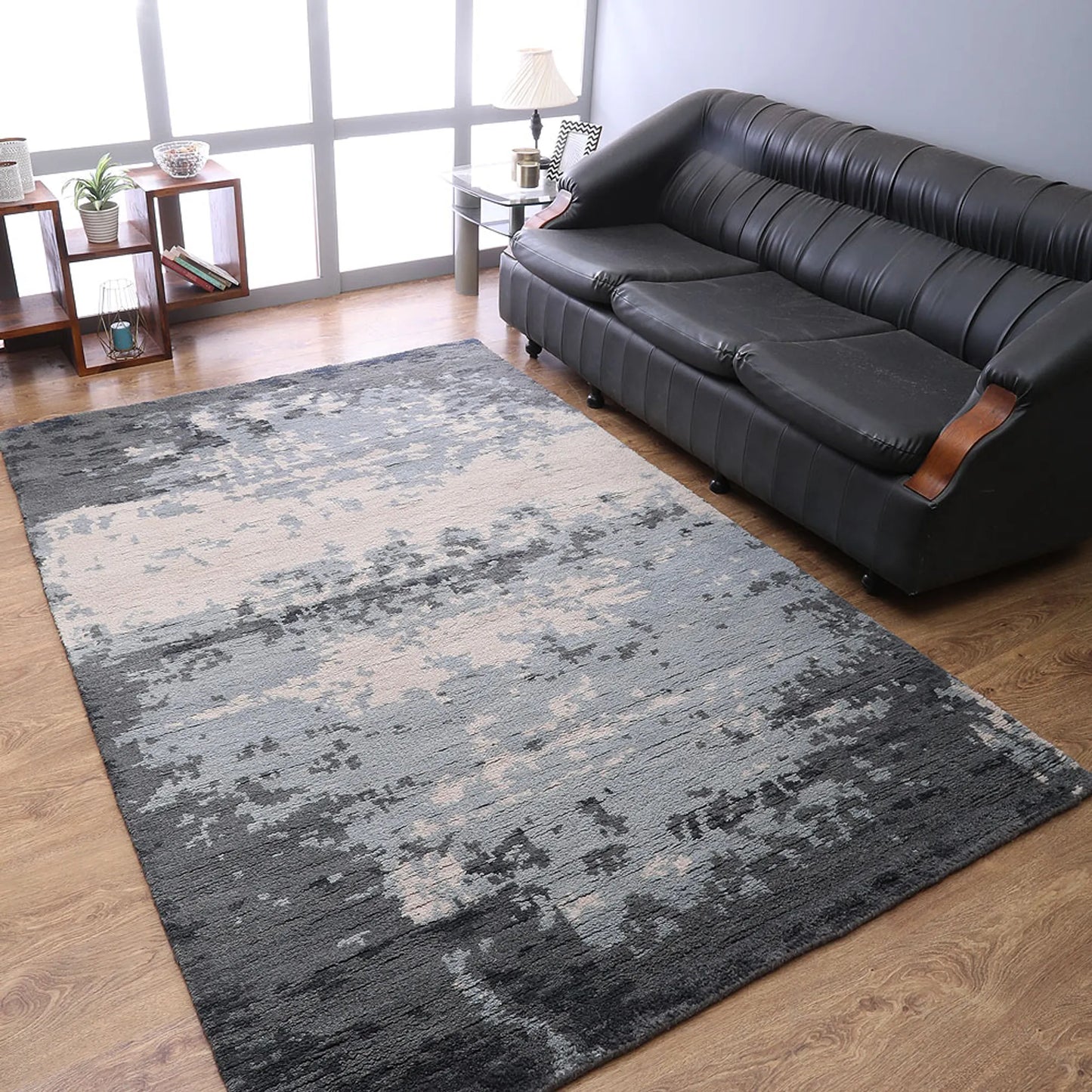 Hand-Knotted Wool Abstract Area Rugs - ASSORTED PATTERNS, COLORS AND SIZES