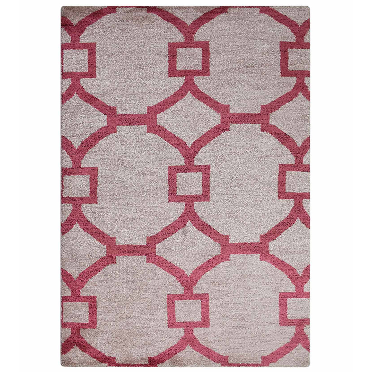 Geometrics Collection: Hand Knotted Wool Area Rugs (Assorted Colors, Patterns and Sizes)