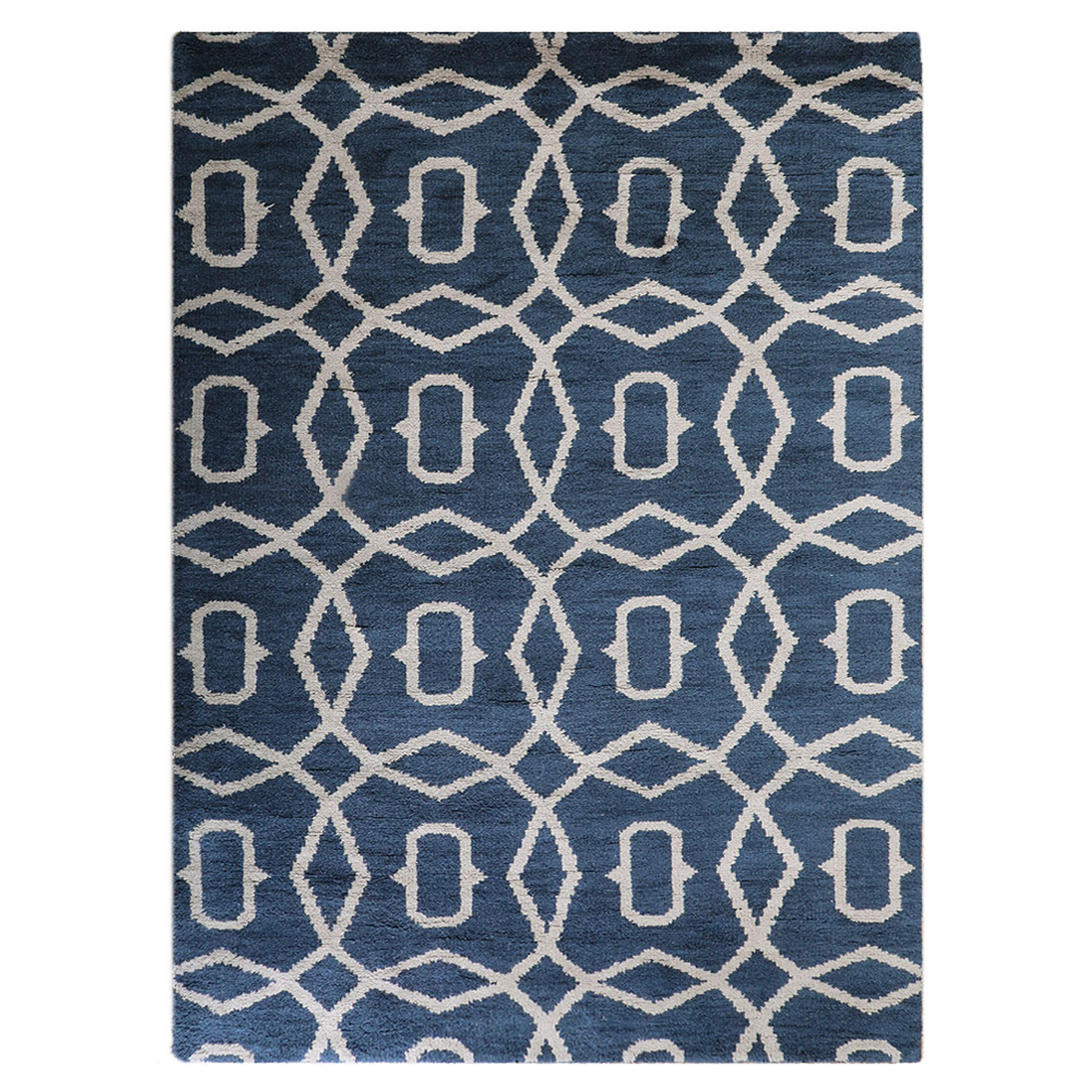 Geometrics Collection: Hand Knotted Wool Area Rugs (Assorted Colors, Patterns and Sizes)