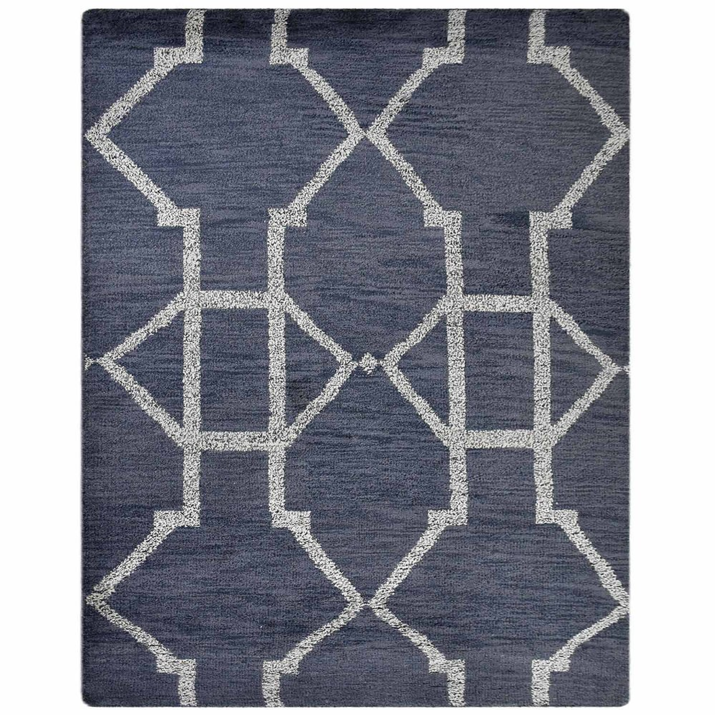 Geometrics Collection: Hand Knotted Wool Area Rugs (Assorted Colors, Patterns and Sizes)