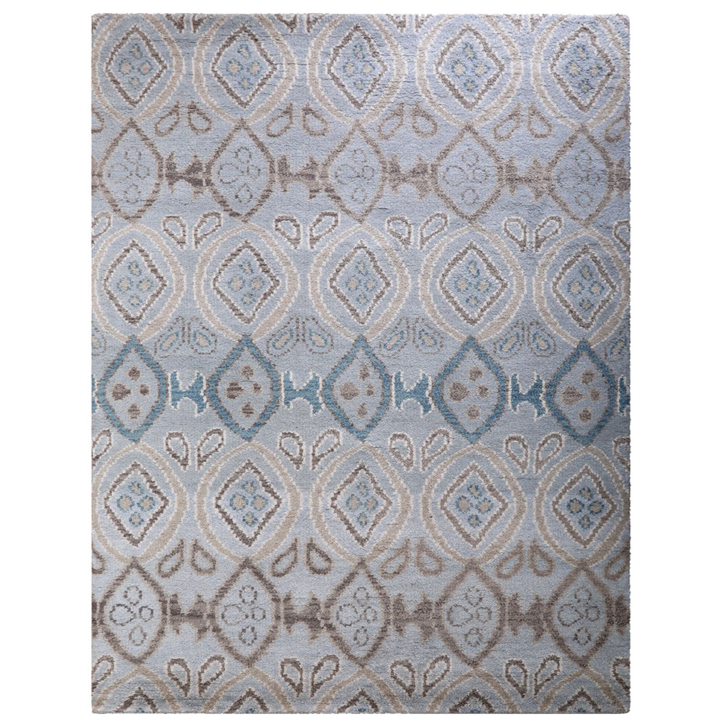 Geometrics Collection: Hand Knotted Wool Area Rugs (Assorted Colors, Patterns and Sizes)