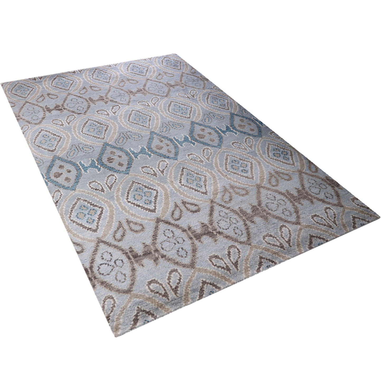 Geometrics Collection: Hand Knotted Wool Area Rugs (Assorted Colors, Patterns and Sizes)