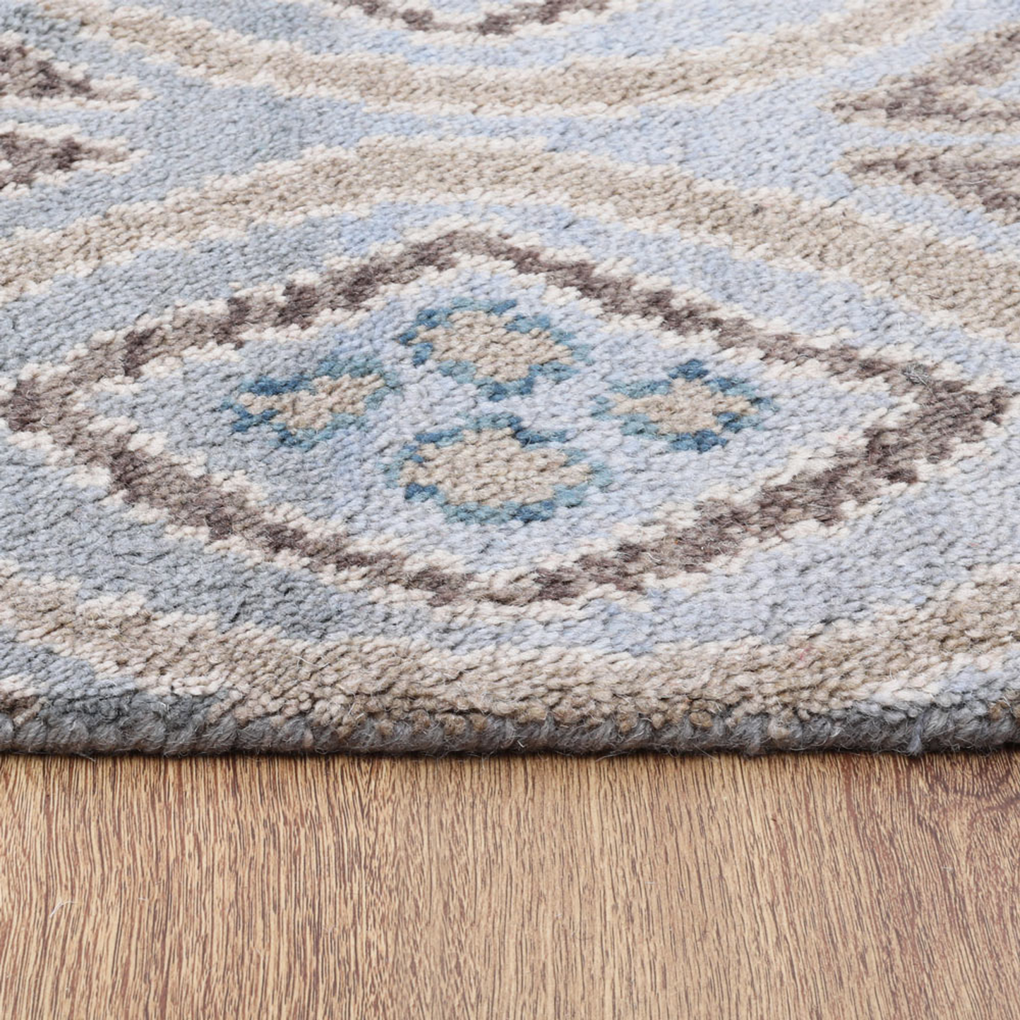 Geometrics Collection: Hand Knotted Wool Area Rugs (Assorted Colors, Patterns and Sizes)