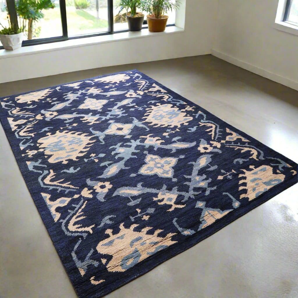 Florals Collection: Hand Knotted Wool Area Rugs (Assorted Colors, Patterns and Sizes)