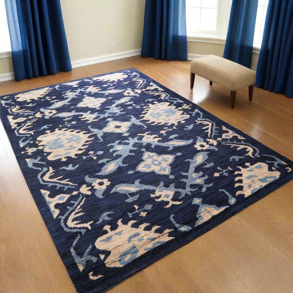 Florals Collection: Hand Knotted Wool Area Rugs (Assorted Colors, Patterns and Sizes)