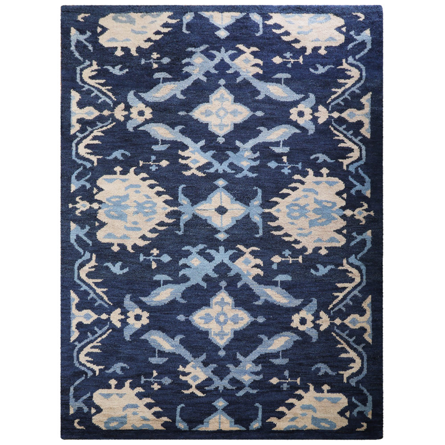 Florals Collection: Hand Knotted Wool Area Rugs (Assorted Colors, Patterns and Sizes)