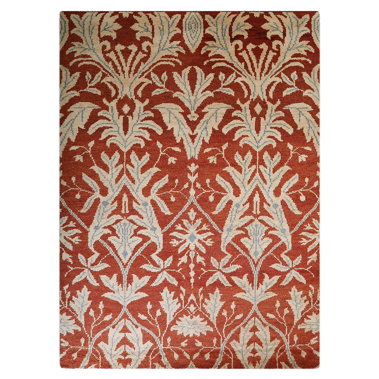 Florals Collection: Hand Knotted Wool Area Rugs (Assorted Colors, Patterns and Sizes)