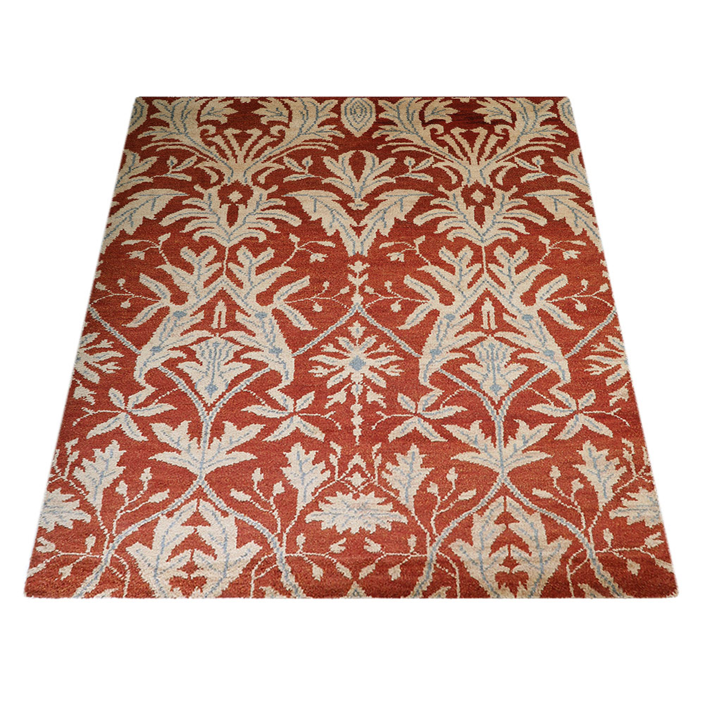 Florals Collection: Hand Knotted Wool Area Rugs (Assorted Colors, Patterns and Sizes)