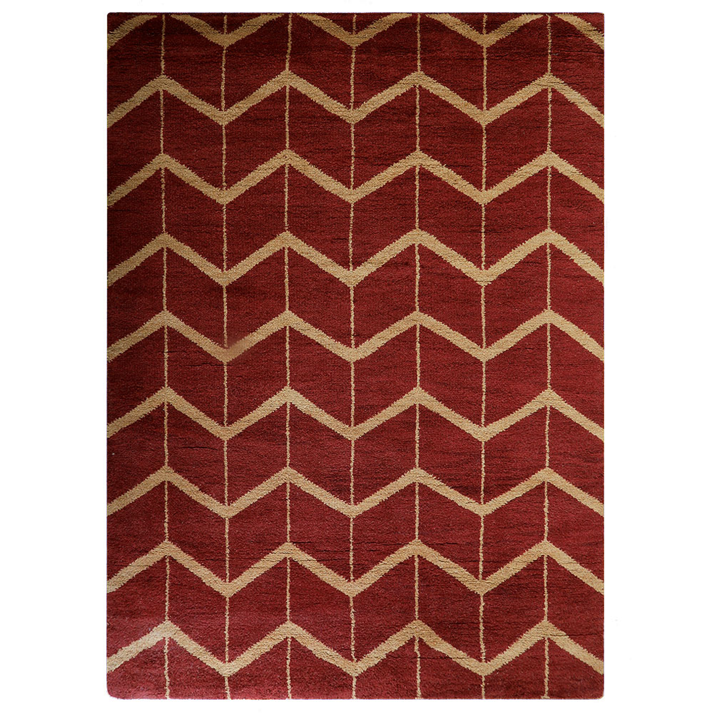 Geometrics Collection: Hand Knotted Wool Area Rugs (Assorted Colors, Patterns and Sizes)