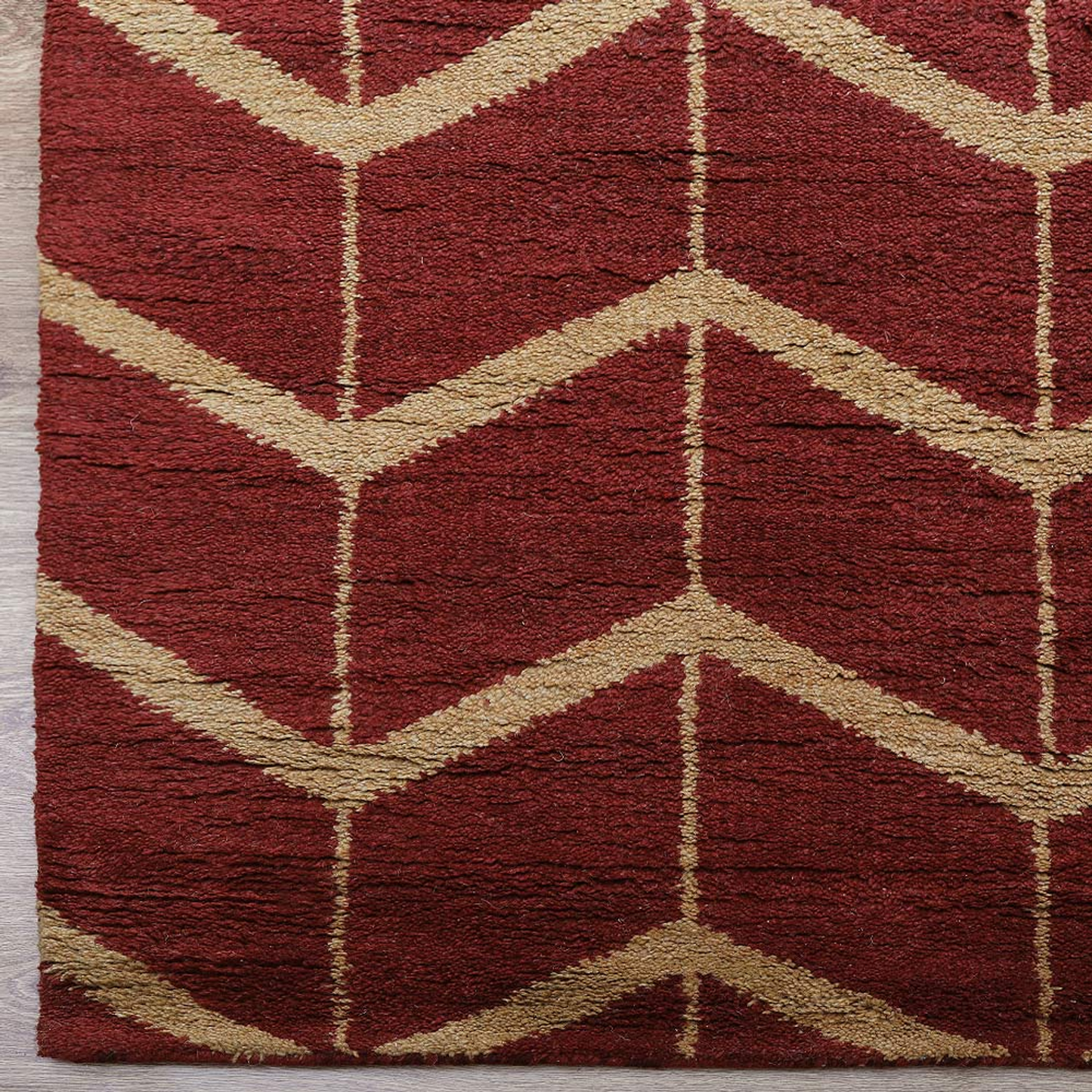 Geometrics Collection: Hand Knotted Wool Area Rugs (Assorted Colors, Patterns and Sizes)