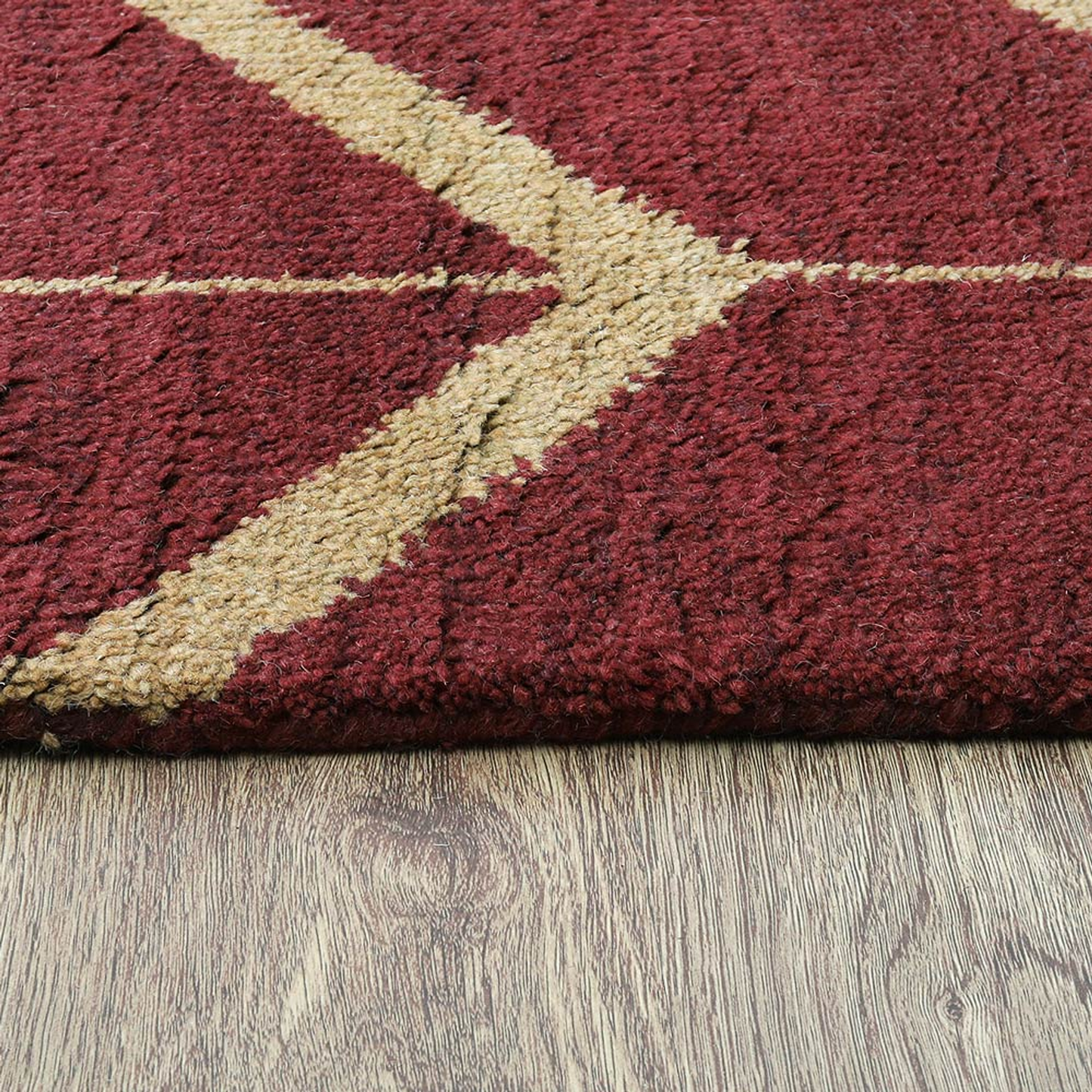 Geometrics Collection: Hand Knotted Wool Area Rugs (Assorted Colors, Patterns and Sizes)