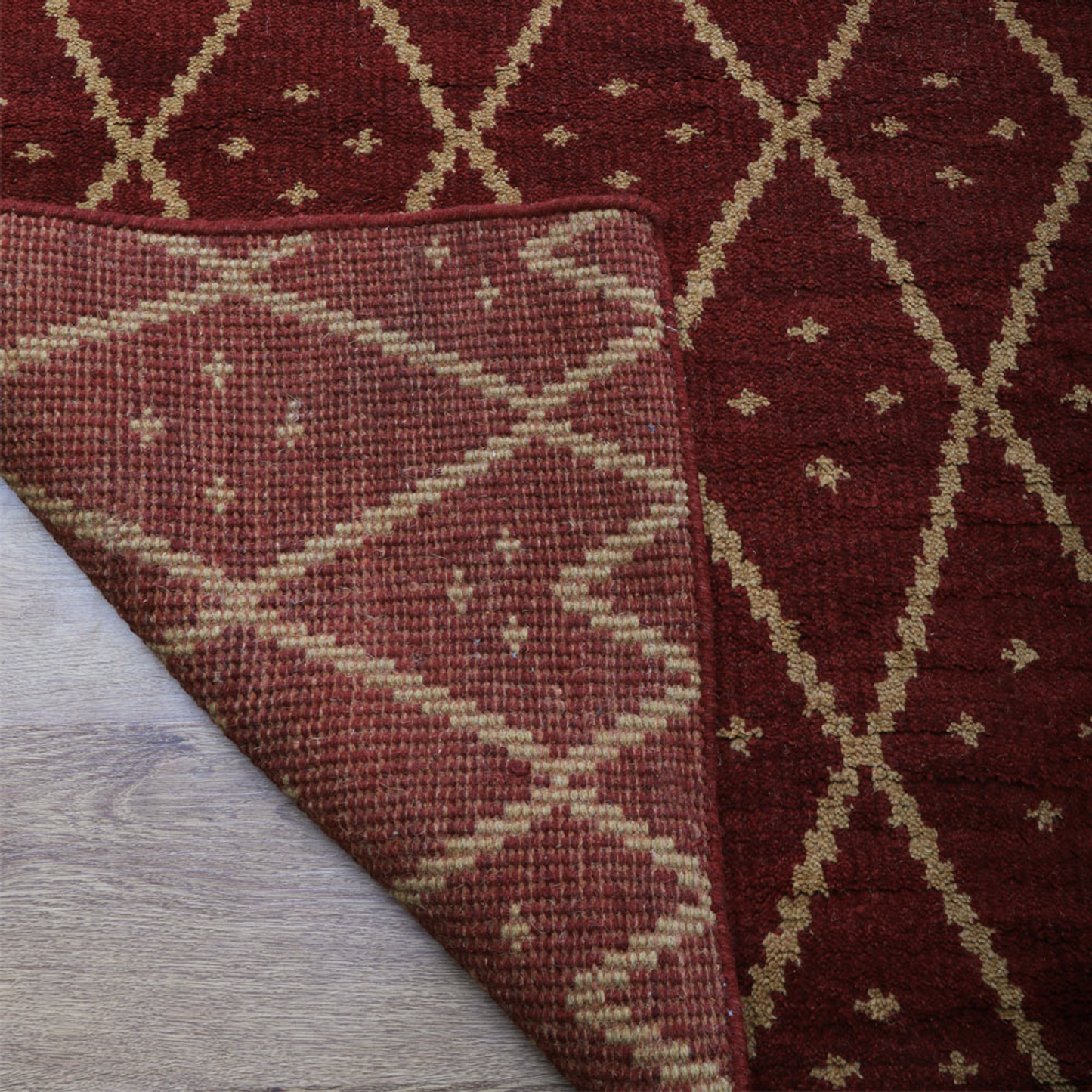 Geometrics Collection: Hand Knotted Wool Area Rugs (Assorted Colors, Patterns and Sizes)