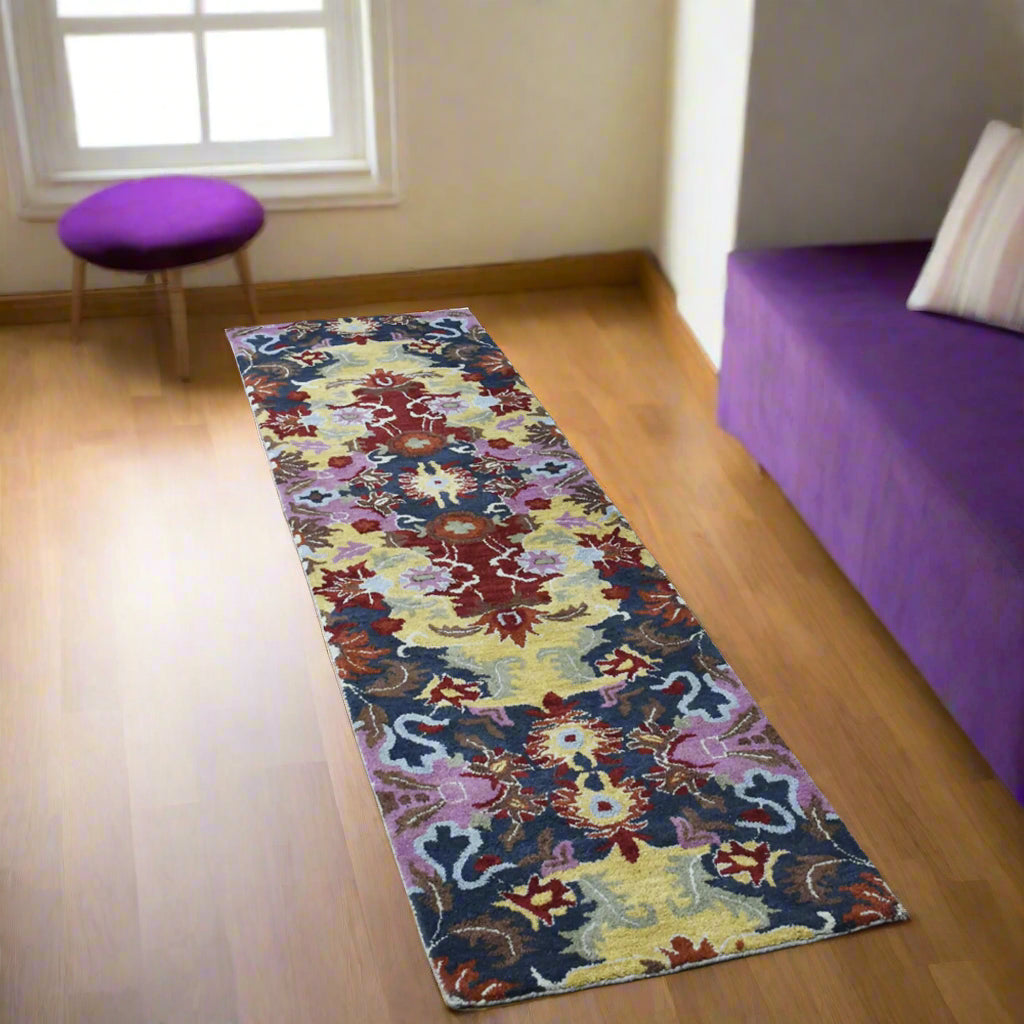 Florals Collection: Hand Tufted Wool Runners