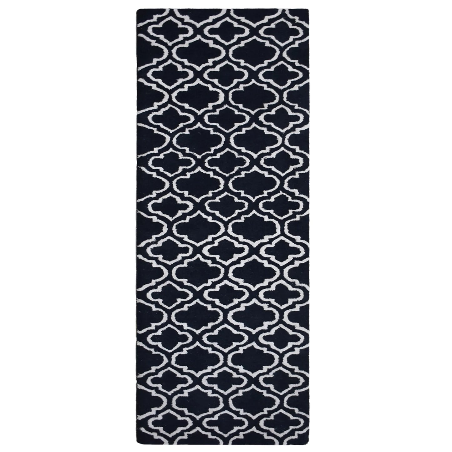 Rugsotic Carpets Hand Tufted Wool Runner Area Rug Geometric