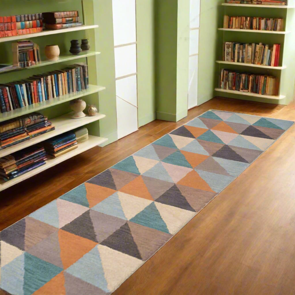 Geometrics Collection: Hand Tufted Wool Runners (Assorted Colors, Patterns and Sizes)