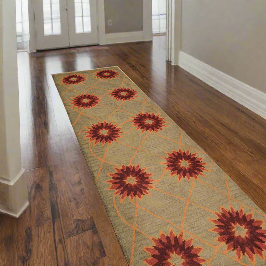 Florals Collection: Hand Tufted Wool Runners