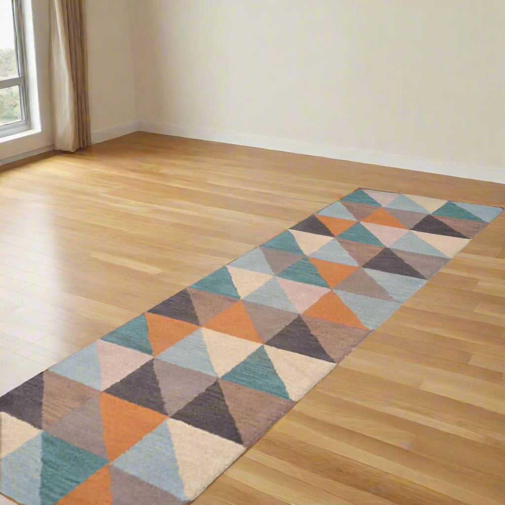 Geometrics Collection: Hand Tufted Wool Runners (Assorted Colors, Patterns and Sizes)