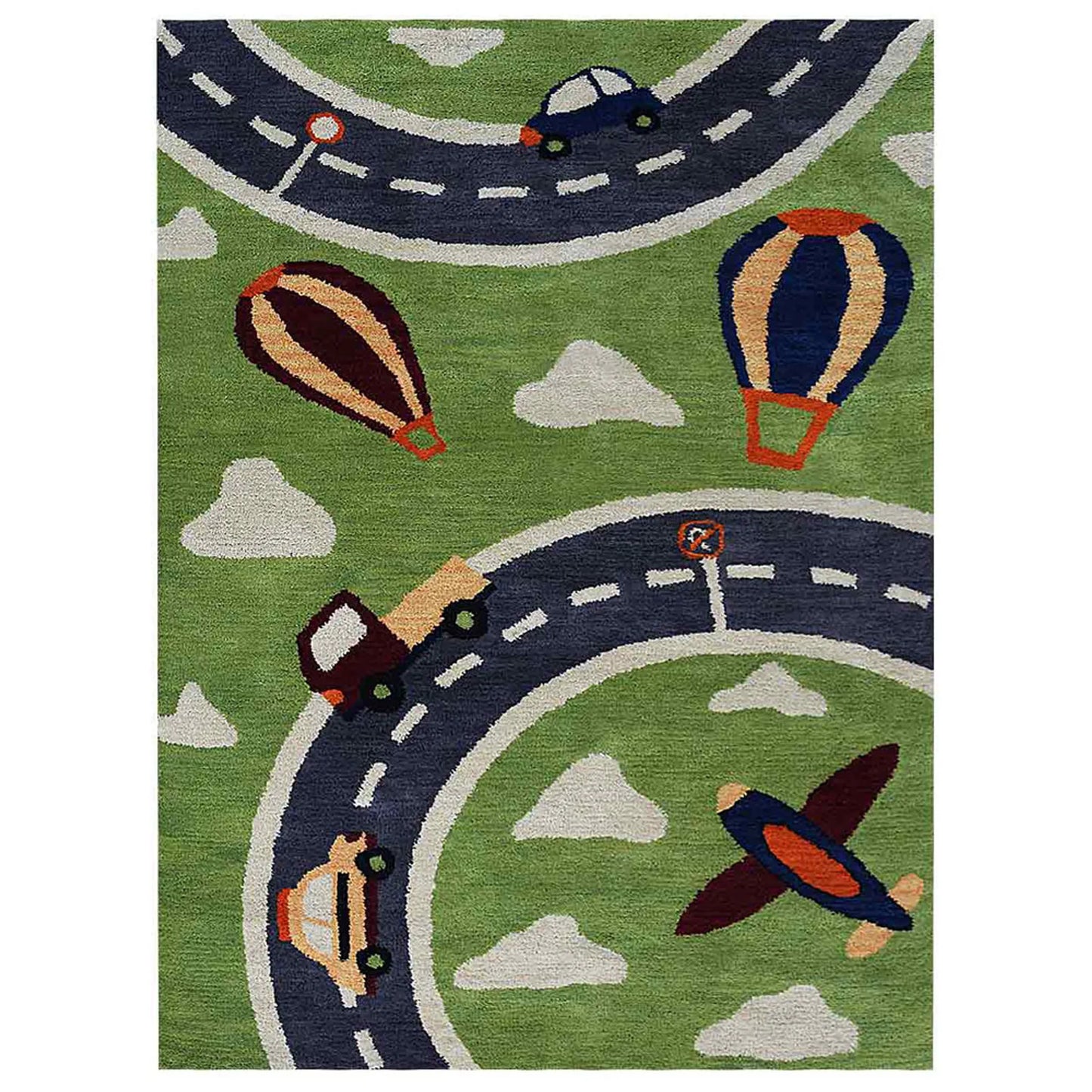 Kids' Collection: Hand Tufted Wool Area Rugs (Assortment of Colors, Patterns and Sizes)