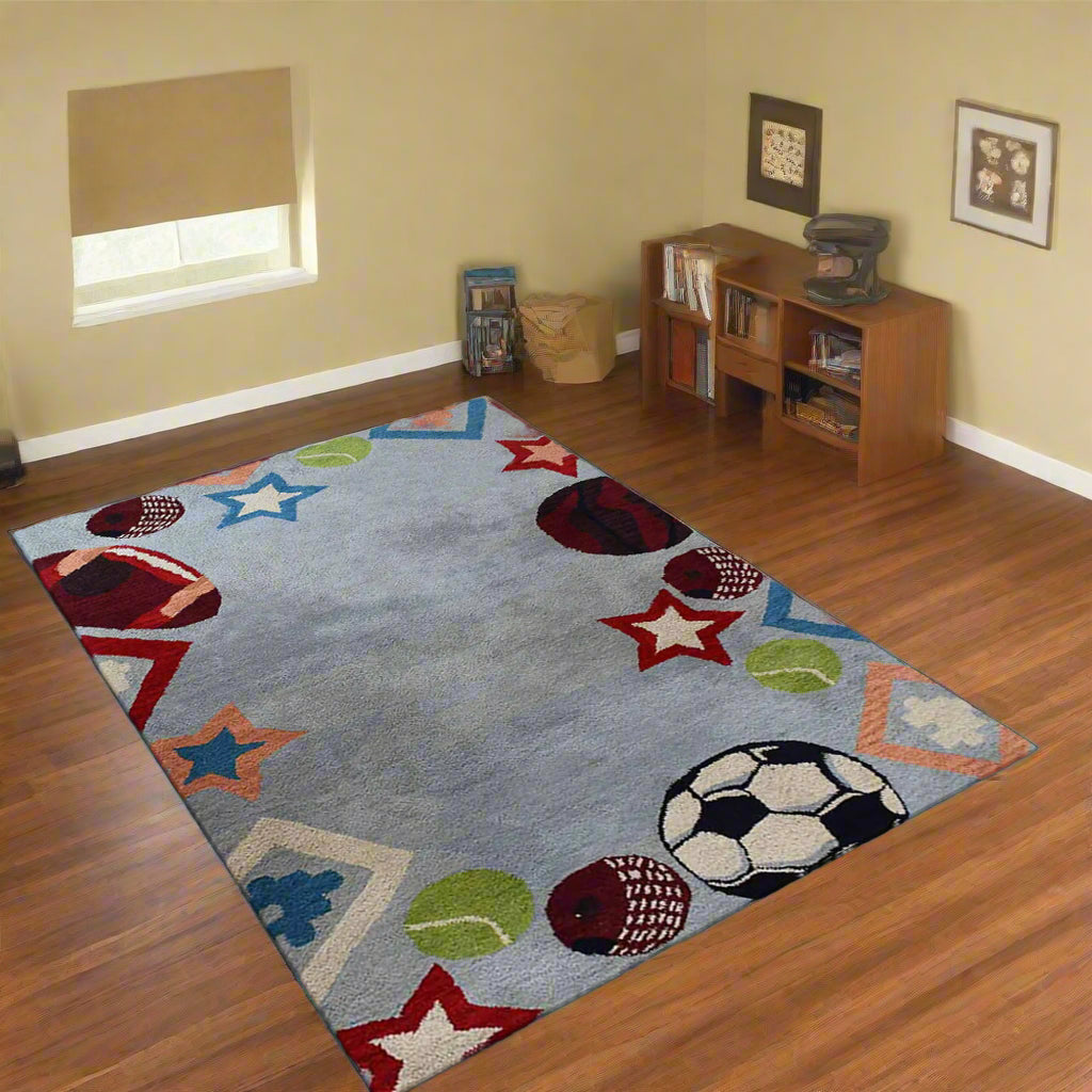 Kids' Collection: Hand Tufted Wool Area Rugs (Assortment of Colors, Patterns and Sizes)