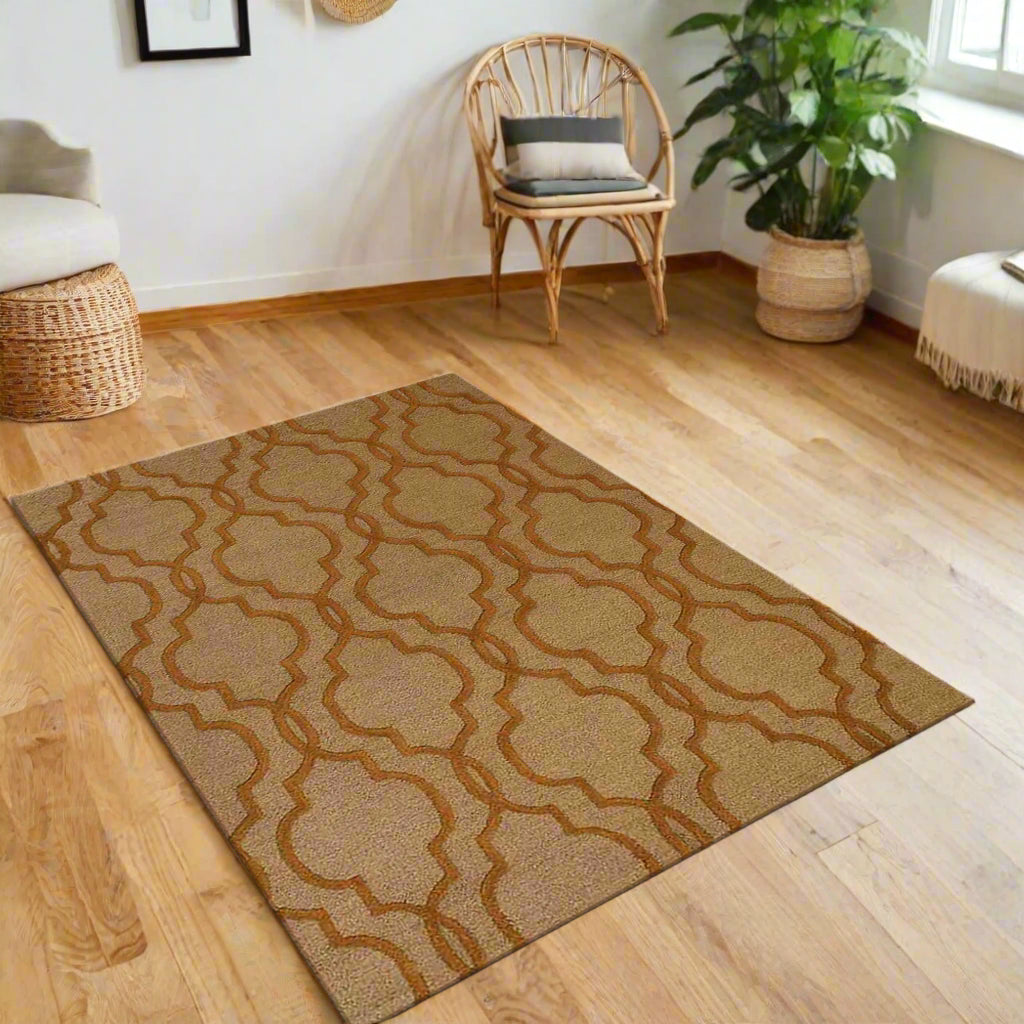 Geometrics Collection: Hand Tufted Wool Area Rugs (Assorted Colors, Patterns and Sizes)