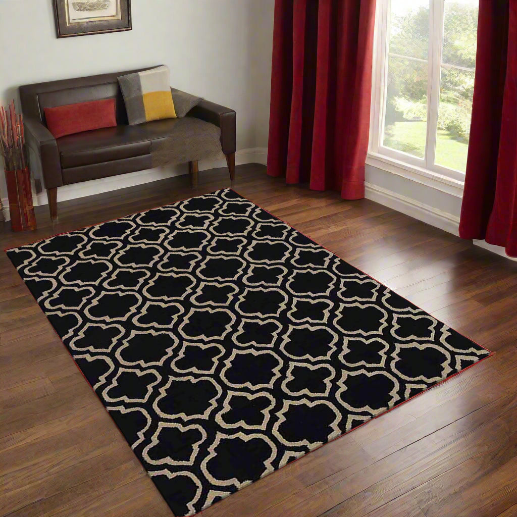 Geometrics Collection: Hand Tufted Wool Area Rugs (Assorted Colors, Patterns and Sizes)