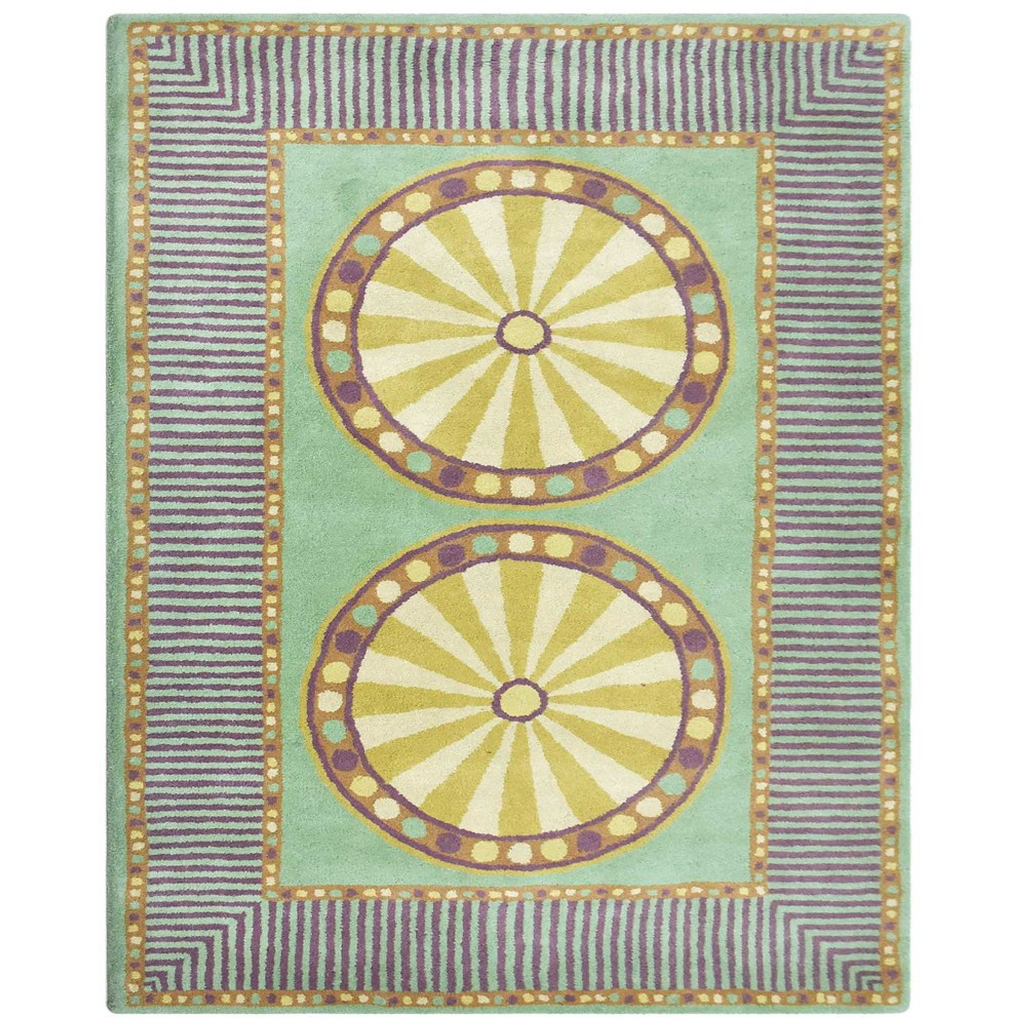 Geometrics Collection: Hand Tufted Wool Area Rugs (Assorted Colors, Patterns and Sizes)