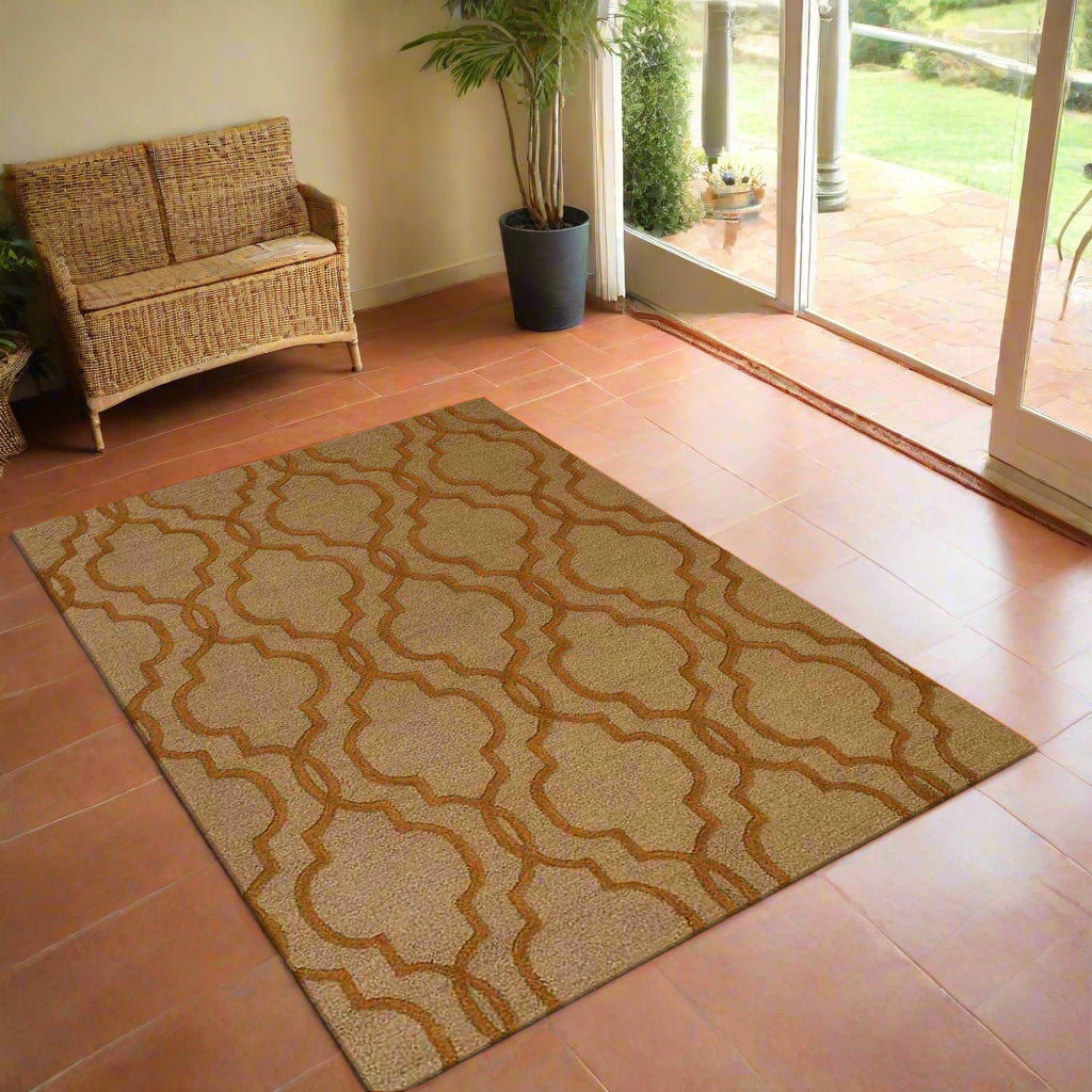 Geometrics Collection: Hand Tufted Wool Area Rugs (Assorted Colors, Patterns and Sizes)