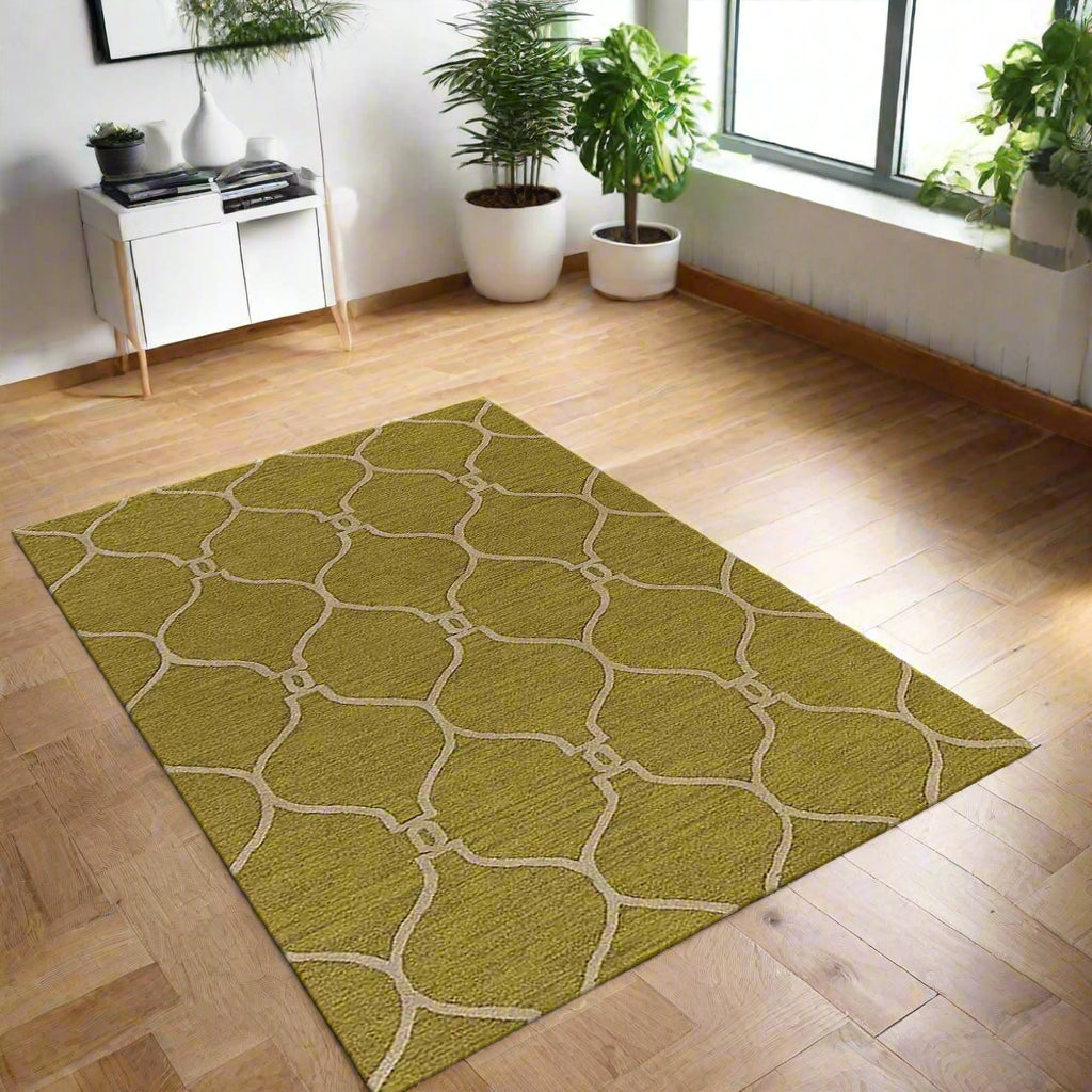 Geometrics Collection: Hand Tufted Wool Area Rugs (Assorted Colors, Patterns and Sizes)