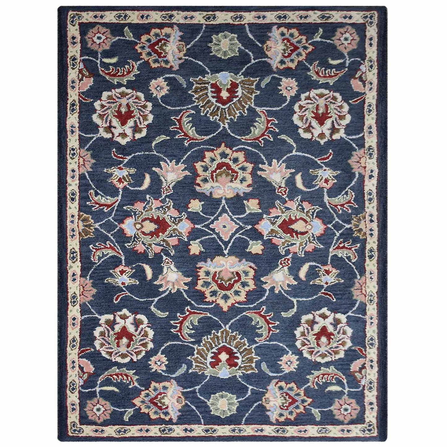 Florals Collection: Hand Tufted Wool Area Rugs (Assorted Patterns, Colors and Sizes)