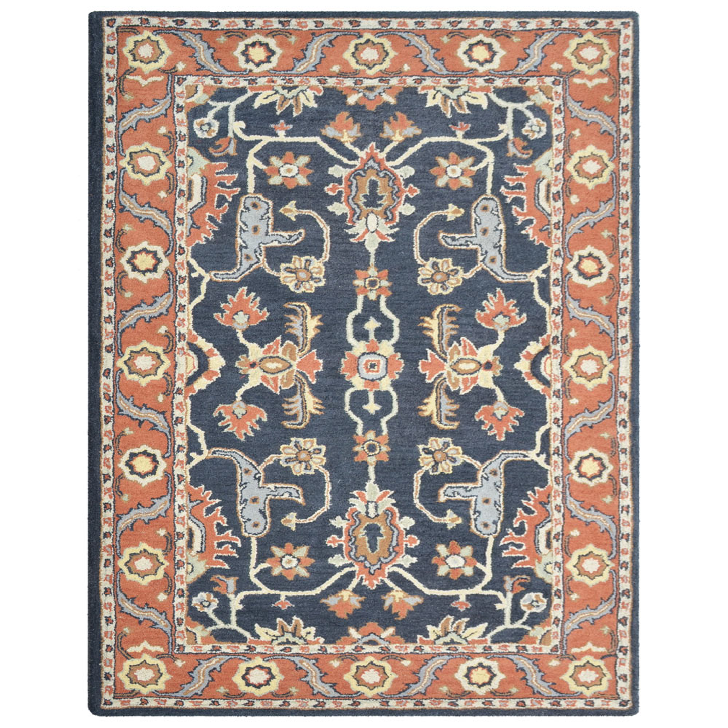 Florals Collection: Hand Tufted Wool Area Rugs (Assorted Patterns, Colors and Sizes)