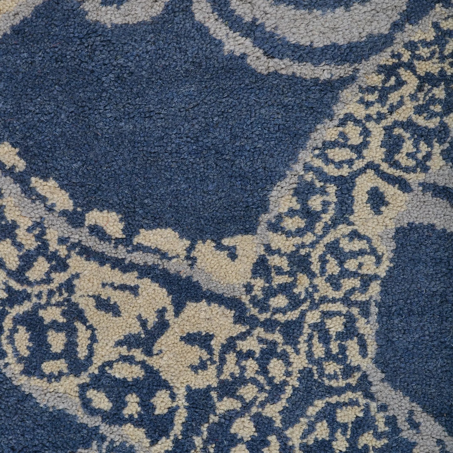 Contemporary Collection: Square Hand Tufted Wool Area Rugs