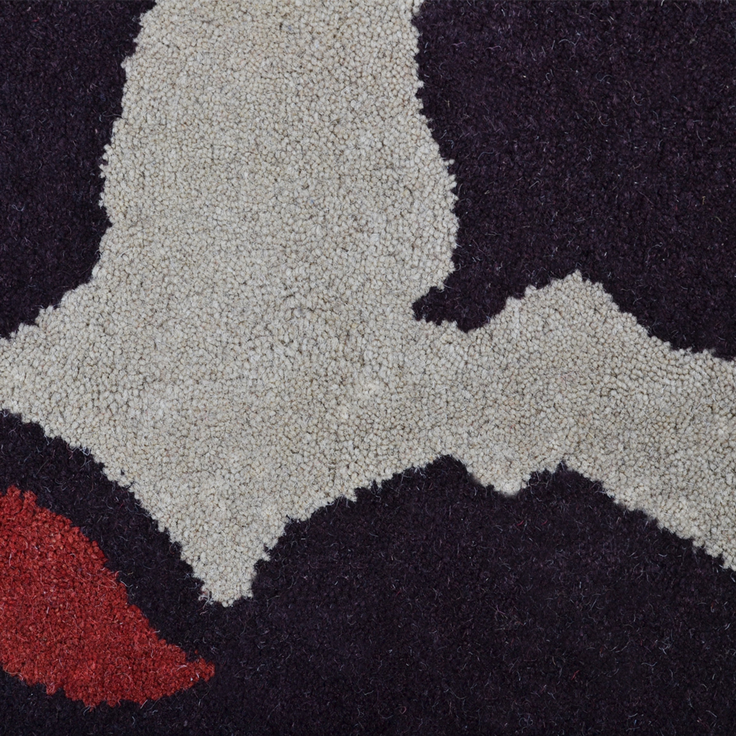 Florals Collection: Square Hand Tufted Wool Area Rugs