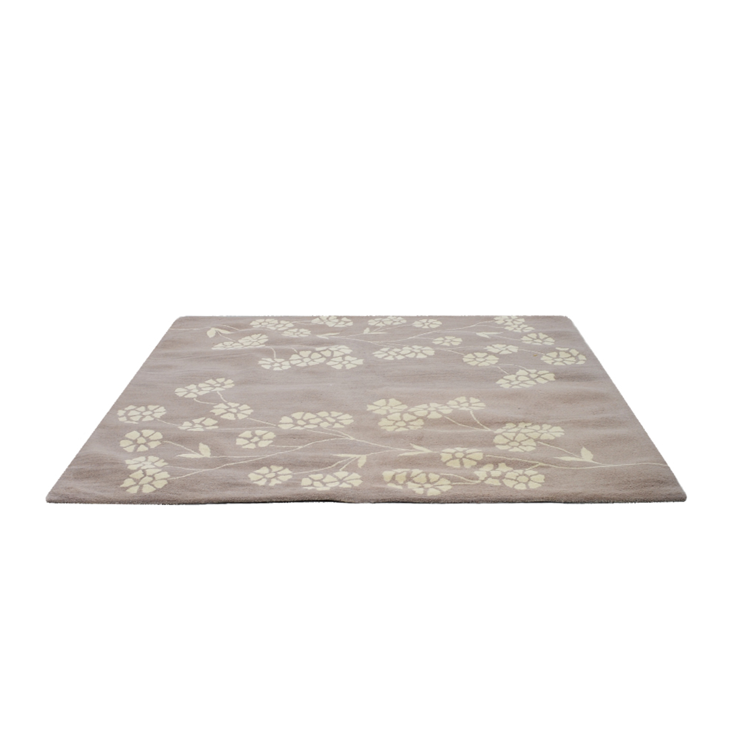 Florals Collection: Square Hand Tufted Wool Area Rugs