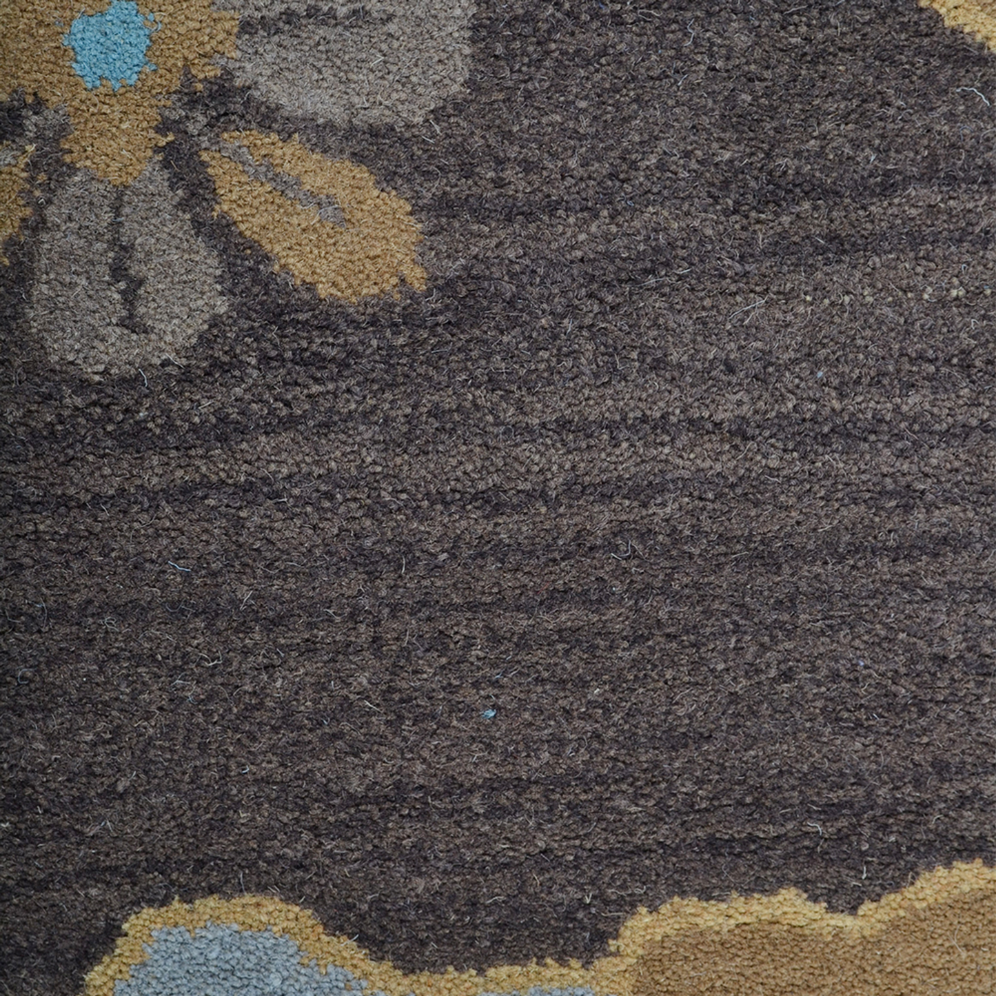 Florals Collection: Square Hand Tufted Wool Area Rugs