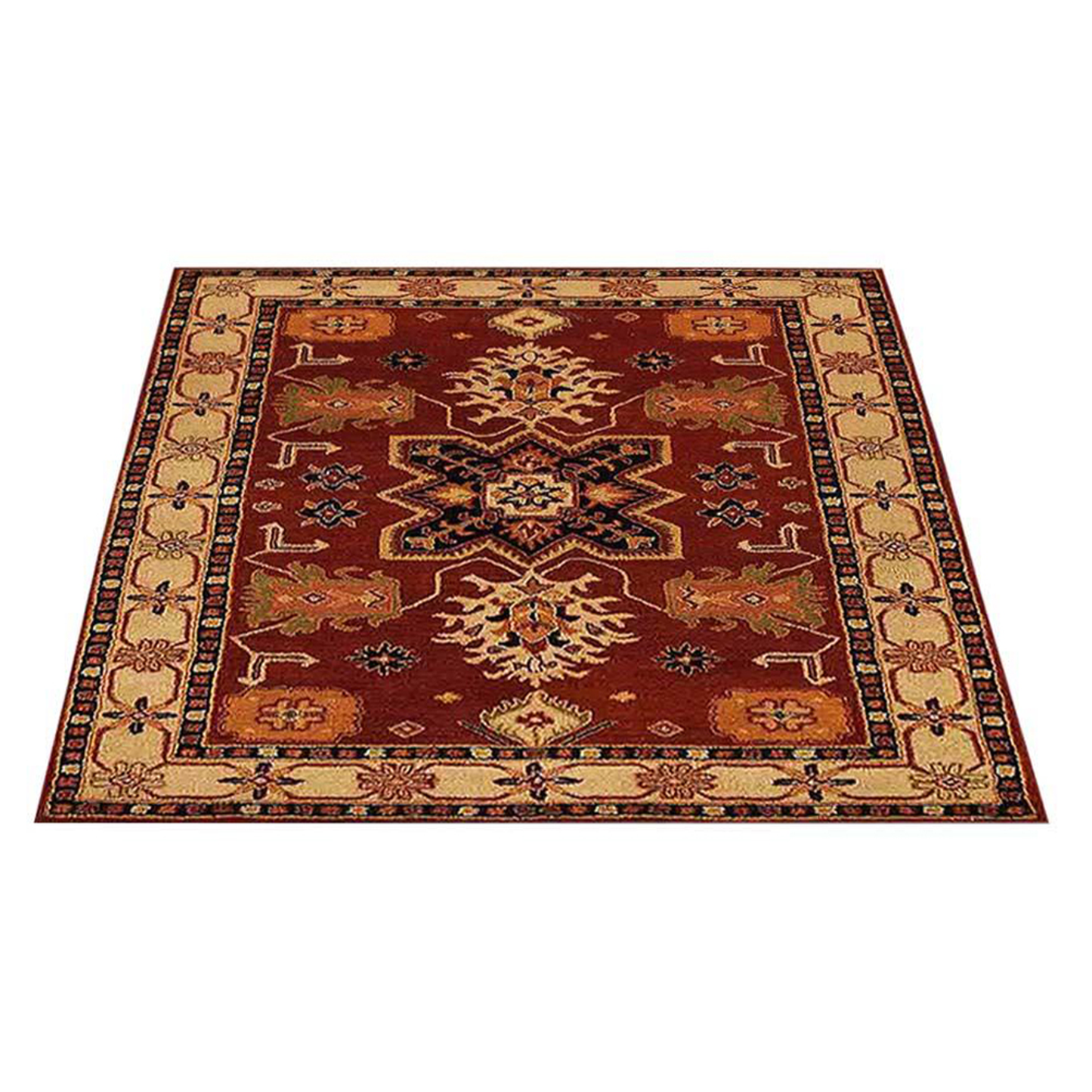 Oriental Collection: Square Hand Tufted Wool Area Rugs