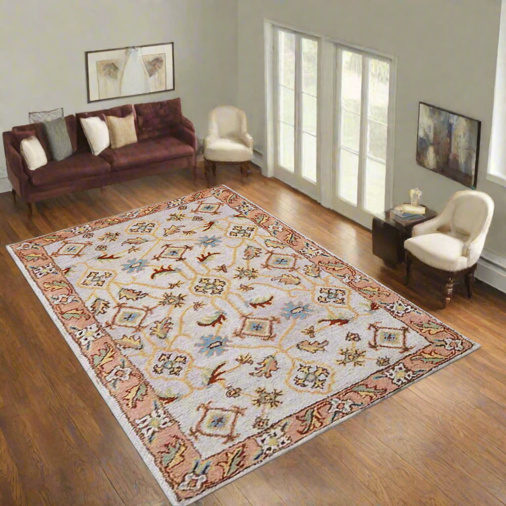 Florals Collection: Hand Tufted Wool Area Rugs (Assorted Patterns, Colors and Sizes)