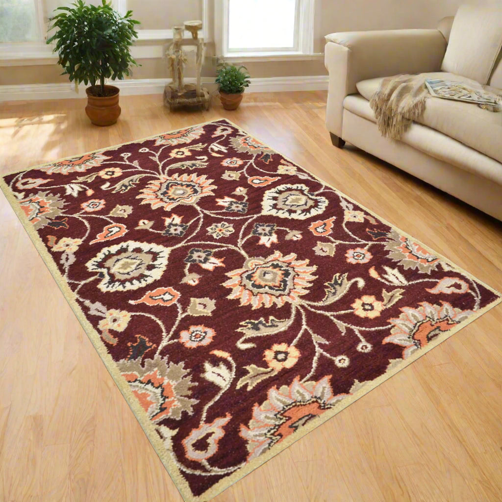 Florals Collection: Hand Tufted Wool Area Rugs (Assorted Patterns, Colors and Sizes)