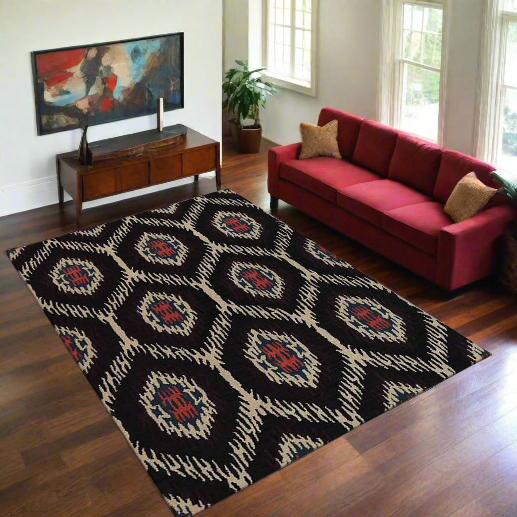 Geometrics Collection: Hand Tufted Wool Area Rugs (Assorted Colors, Patterns and Sizes)