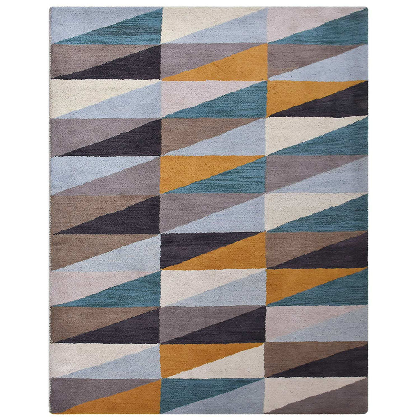 Geometrics Collection: Hand Tufted Wool Area Rugs (Assorted Colors, Patterns and Sizes)