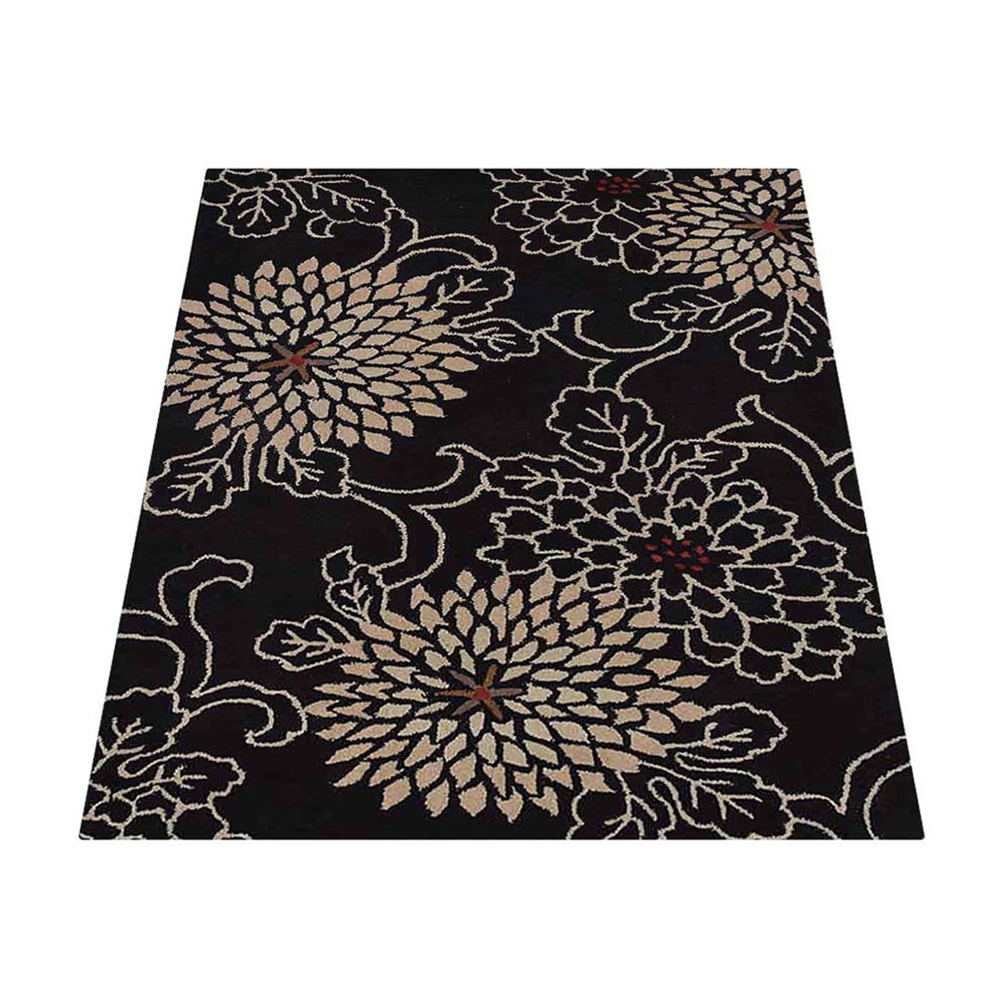 Florals Collection: Hand Tufted Wool Area Rugs (Assorted Patterns, Colors and Sizes)