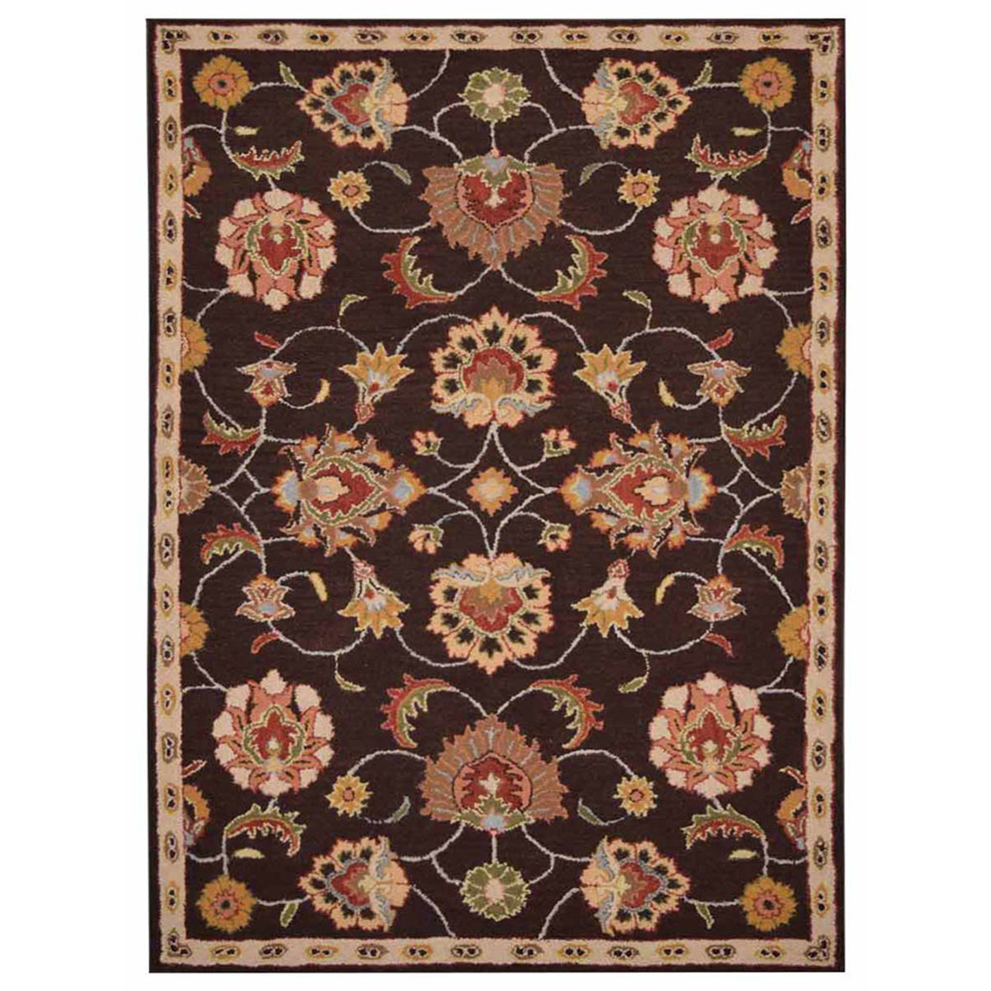 Florals Collection: Hand Tufted Wool Area Rugs (Assorted Patterns, Colors and Sizes)