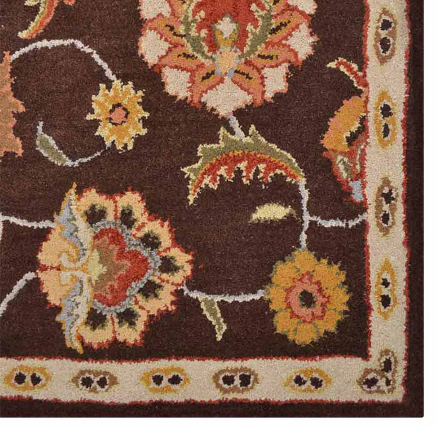 Florals Collection: Hand Tufted Wool Area Rugs (Assorted Patterns, Colors and Sizes)