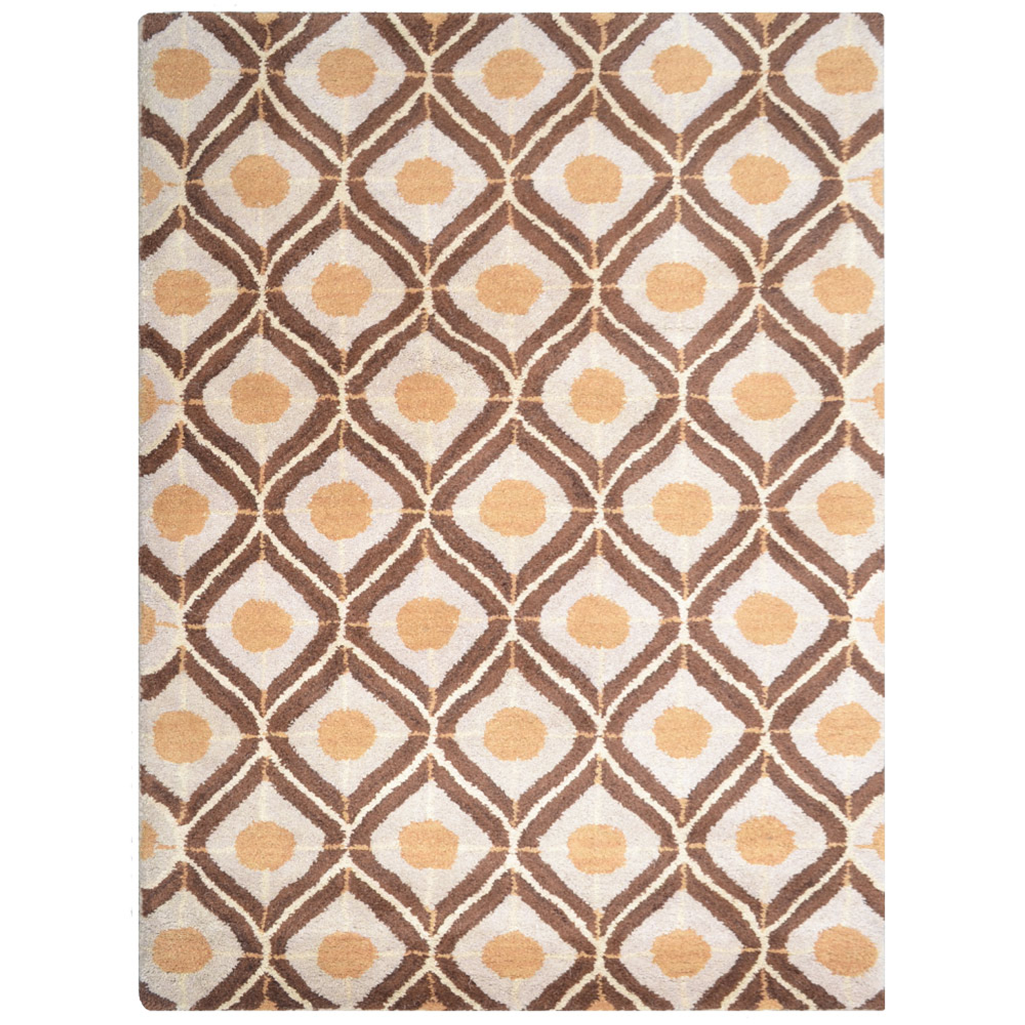 Geometrics Collection: Hand Tufted Wool Area Rugs (Assorted Colors, Patterns and Sizes)