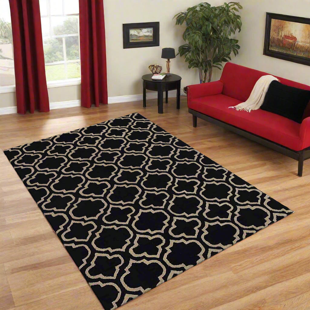 Geometrics Collection: Hand Tufted Wool Area Rugs (Assorted Colors, Patterns and Sizes)