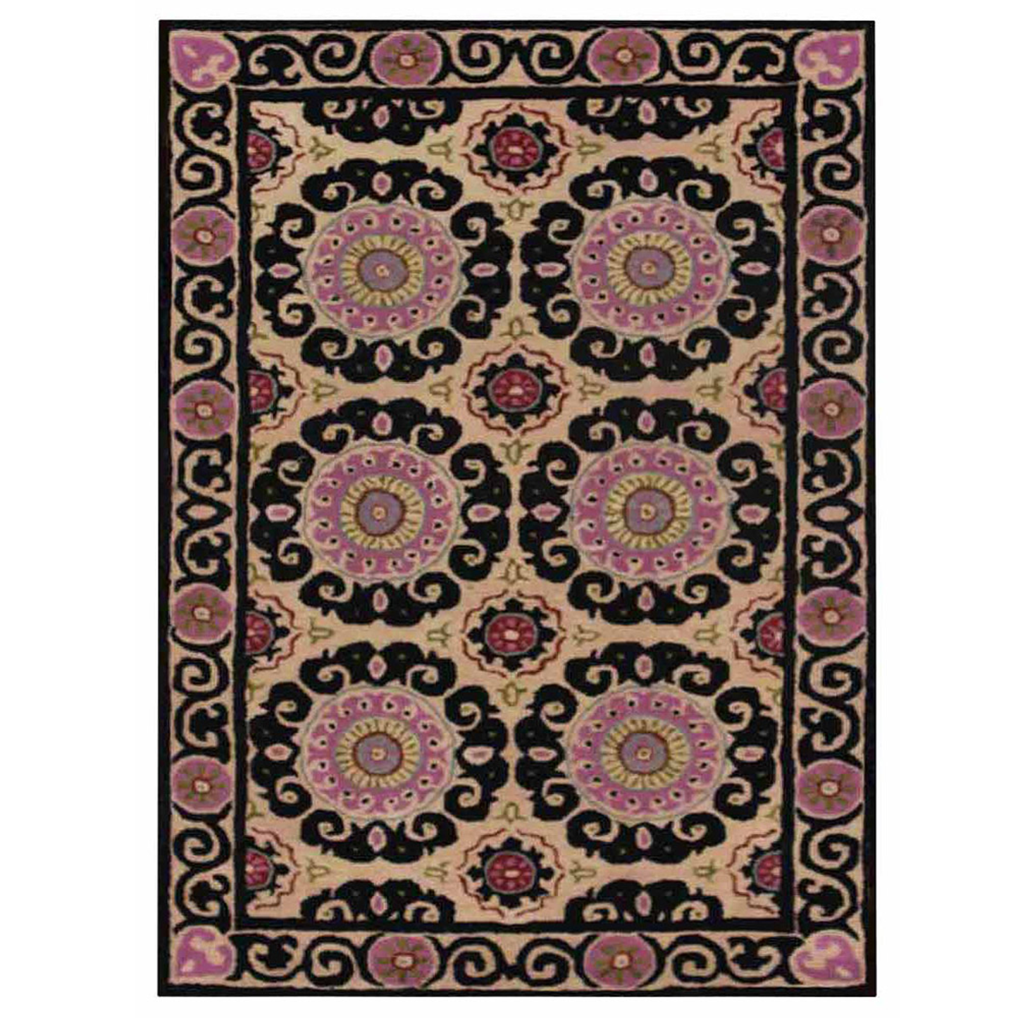 Florals Collection: Hand Tufted Wool Area Rugs (Assorted Patterns, Colors and Sizes)