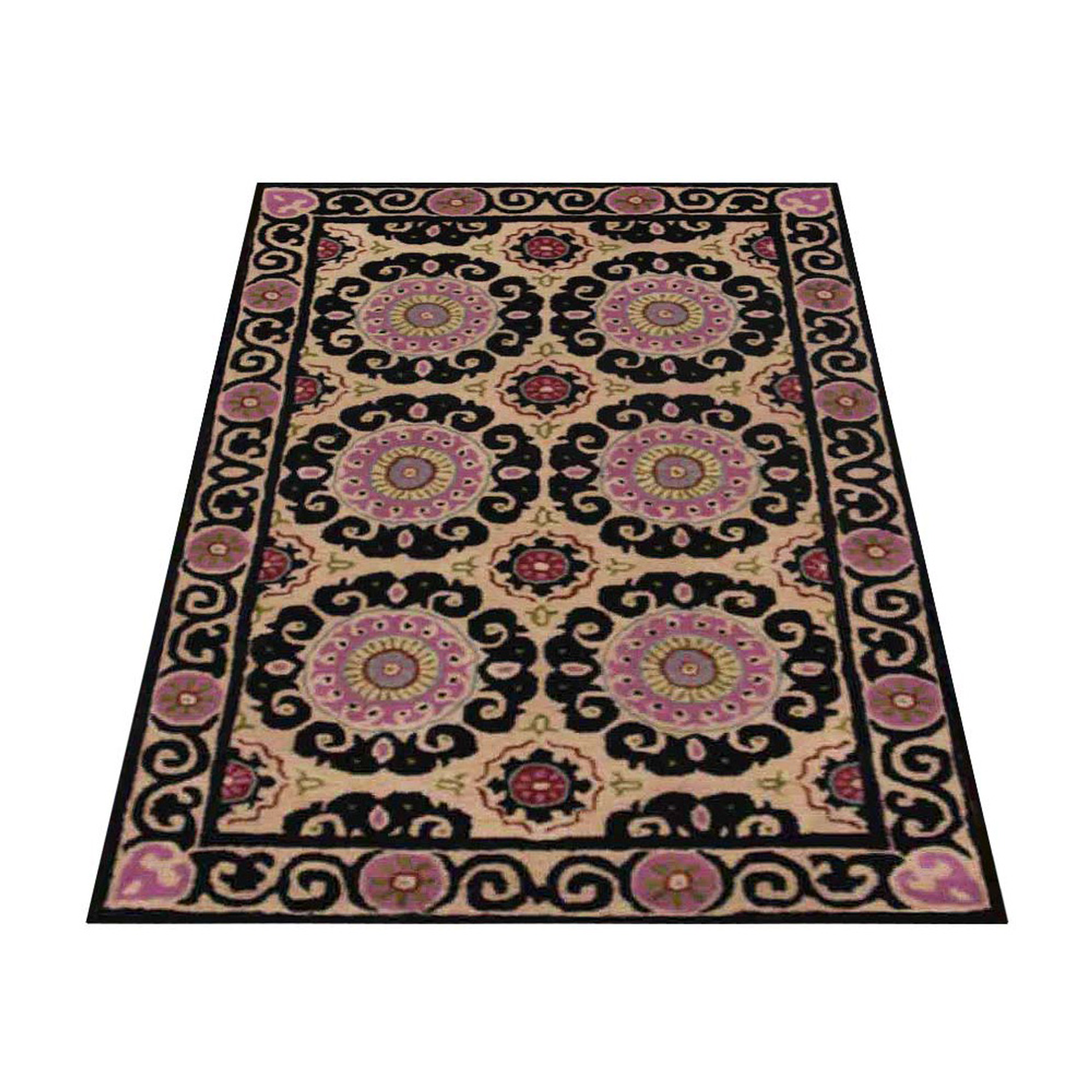 Florals Collection: Hand Tufted Wool Area Rugs (Assorted Patterns, Colors and Sizes)