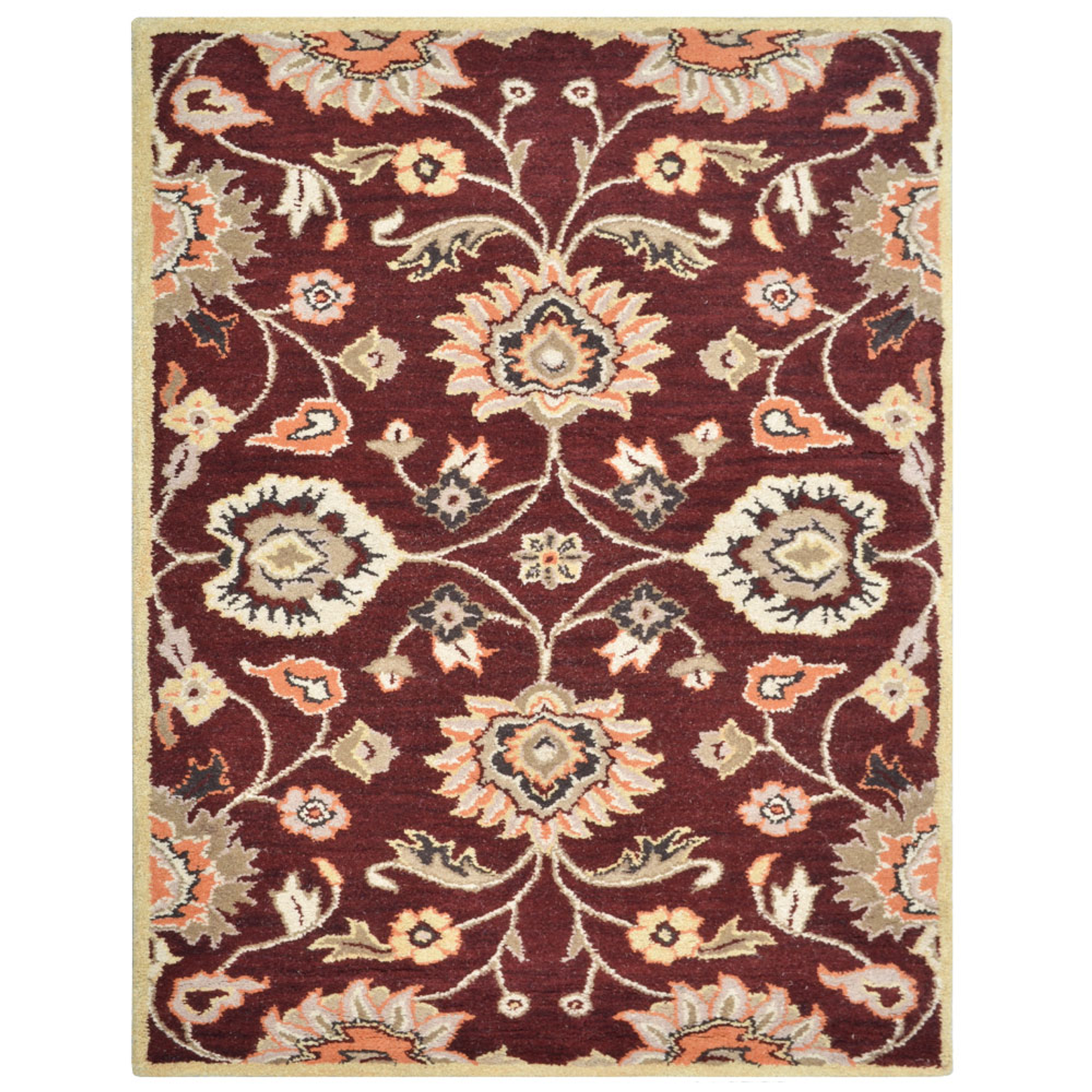 Florals Collection: Hand Tufted Wool Area Rugs (Assorted Patterns, Colors and Sizes)