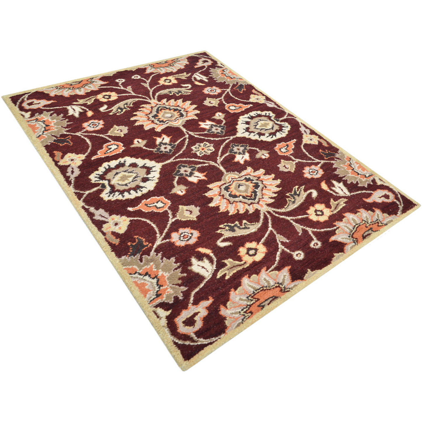 Florals Collection: Hand Tufted Wool Area Rugs (Assorted Patterns, Colors and Sizes)