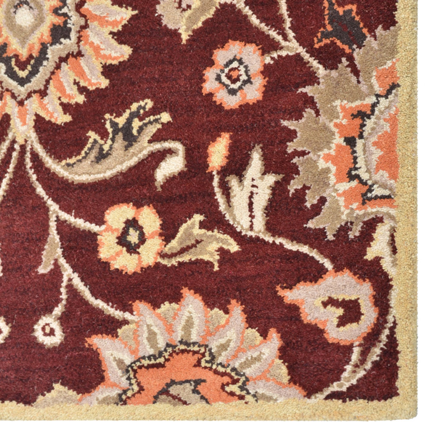 Florals Collection: Hand Tufted Wool Area Rugs (Assorted Patterns, Colors and Sizes)