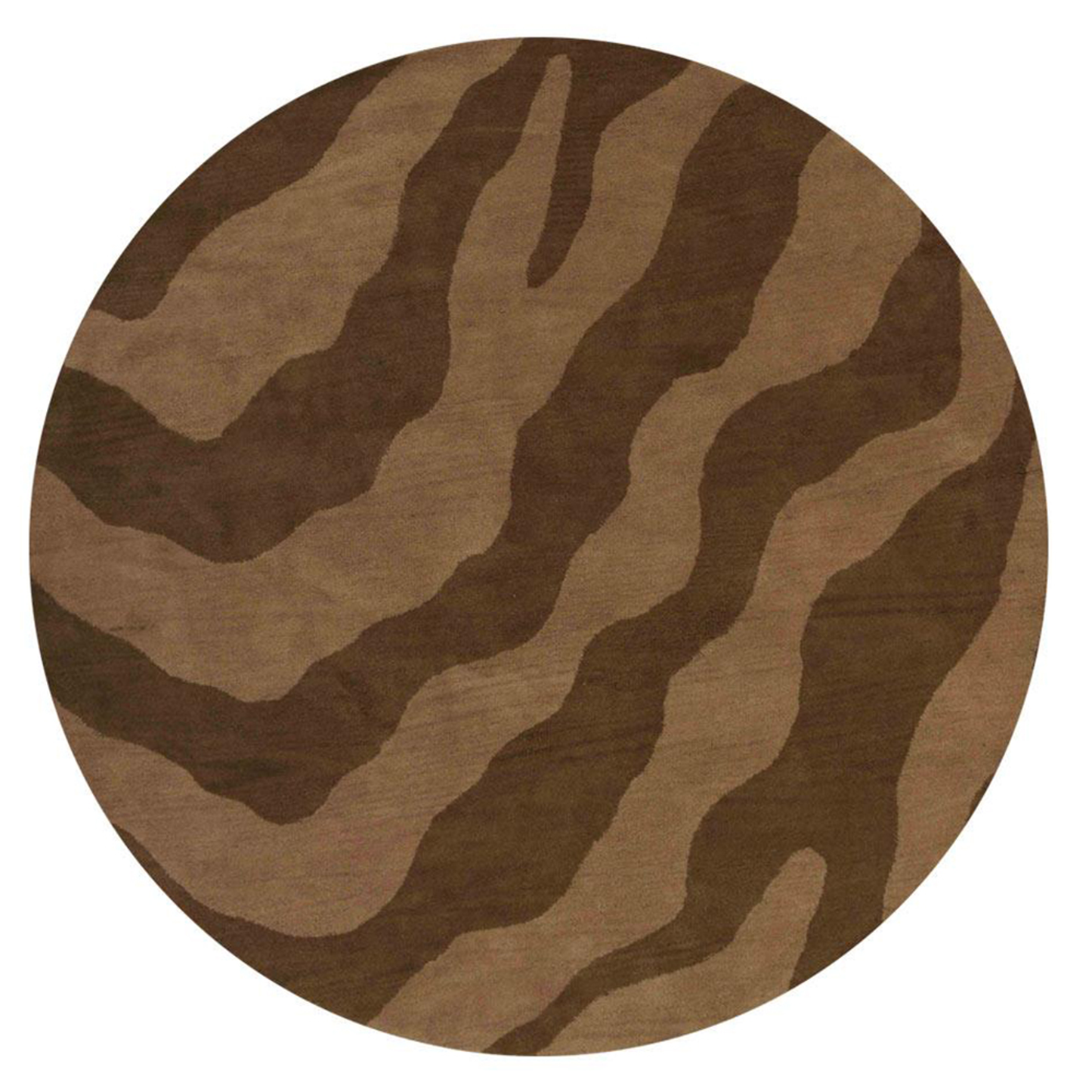 Collection: Round Hand Tufted Wool Contemporary Area Rugs